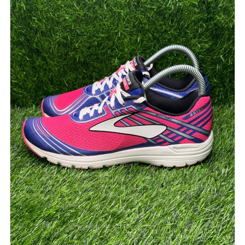 Brooks Asteria Womens Running Shoes Pink Blue 1202211B650 Size 7